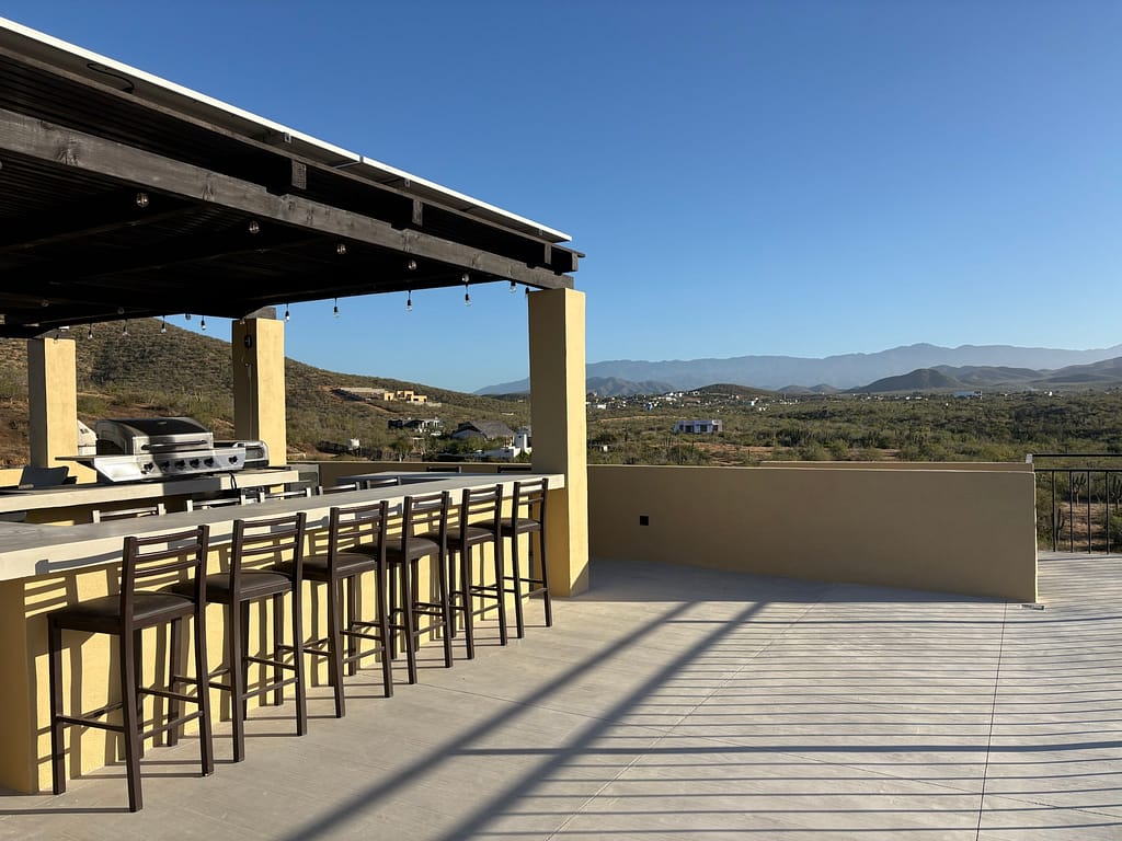 rooftop bar vacation rental casa itchy feet baja california sur mexico