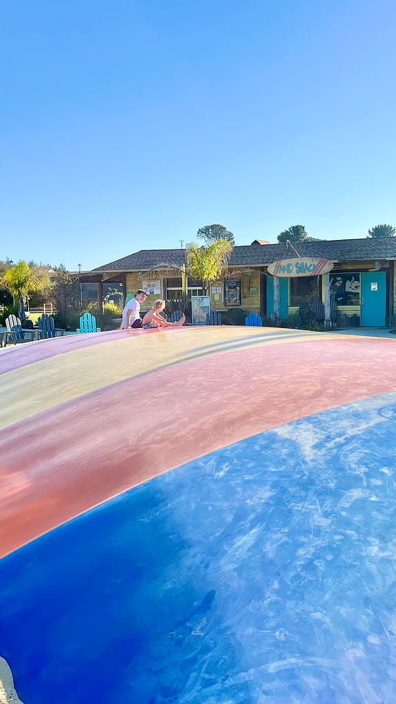 koa santa cruz monterey bay jumping pillow sand shack restaurant