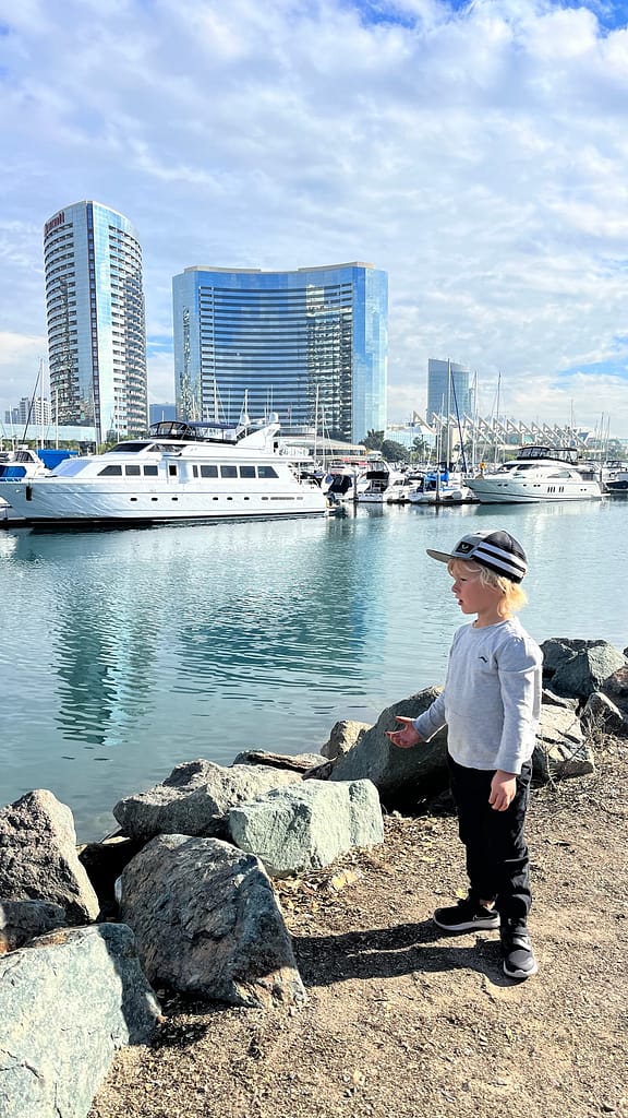 Spending the holidays in San Diego with family - Seaport Village