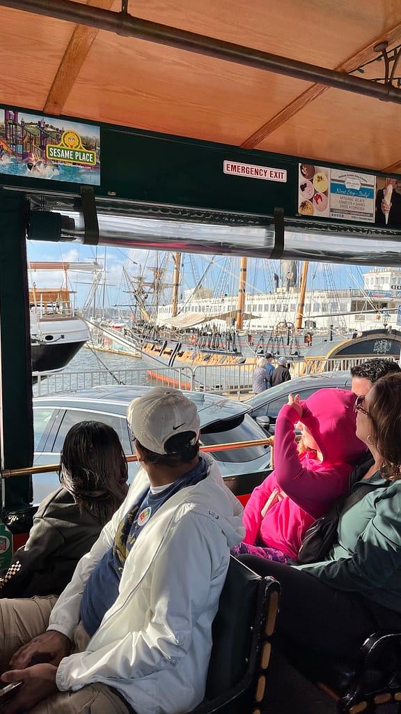 Spending the holidays in San Diego with family - Embarcadero Historical Trolley Tour