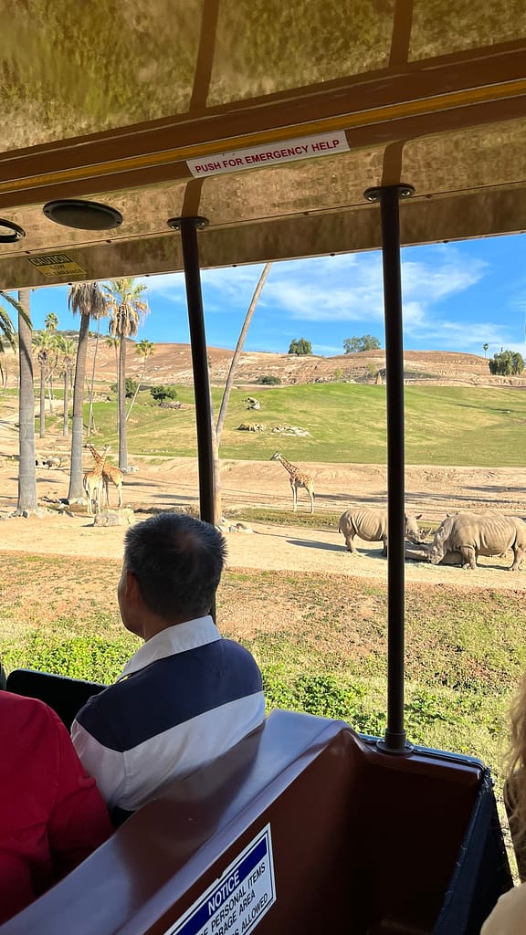 Spending the holidays in San Diego with family - Safari Park Zoo