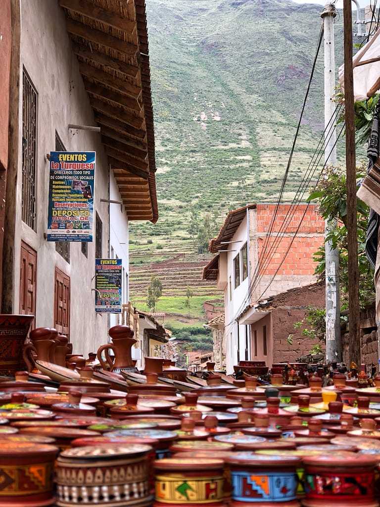 Cusco and Machu Picchu in 3 days pisac village peru shopping market