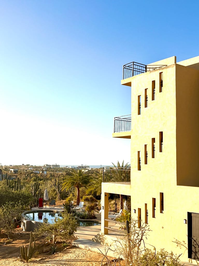 vacation rental resort campground rv los cerritos baja california sur mexico pool jacuzzi condos ocean view