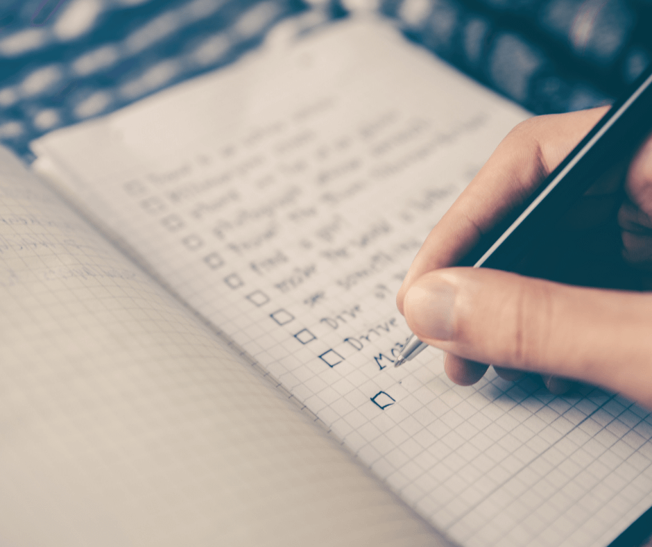 checklist for travel